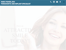 Tablet Screenshot of marcfisherdds.com